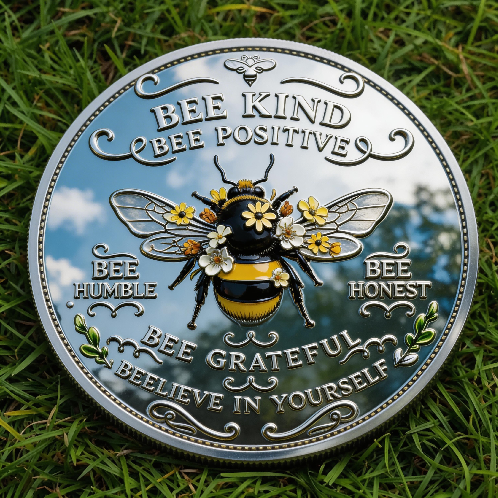 🌞Summer Sale 60% OFF - Bee Kind Positivity Commemorative Coin 🐝🌼