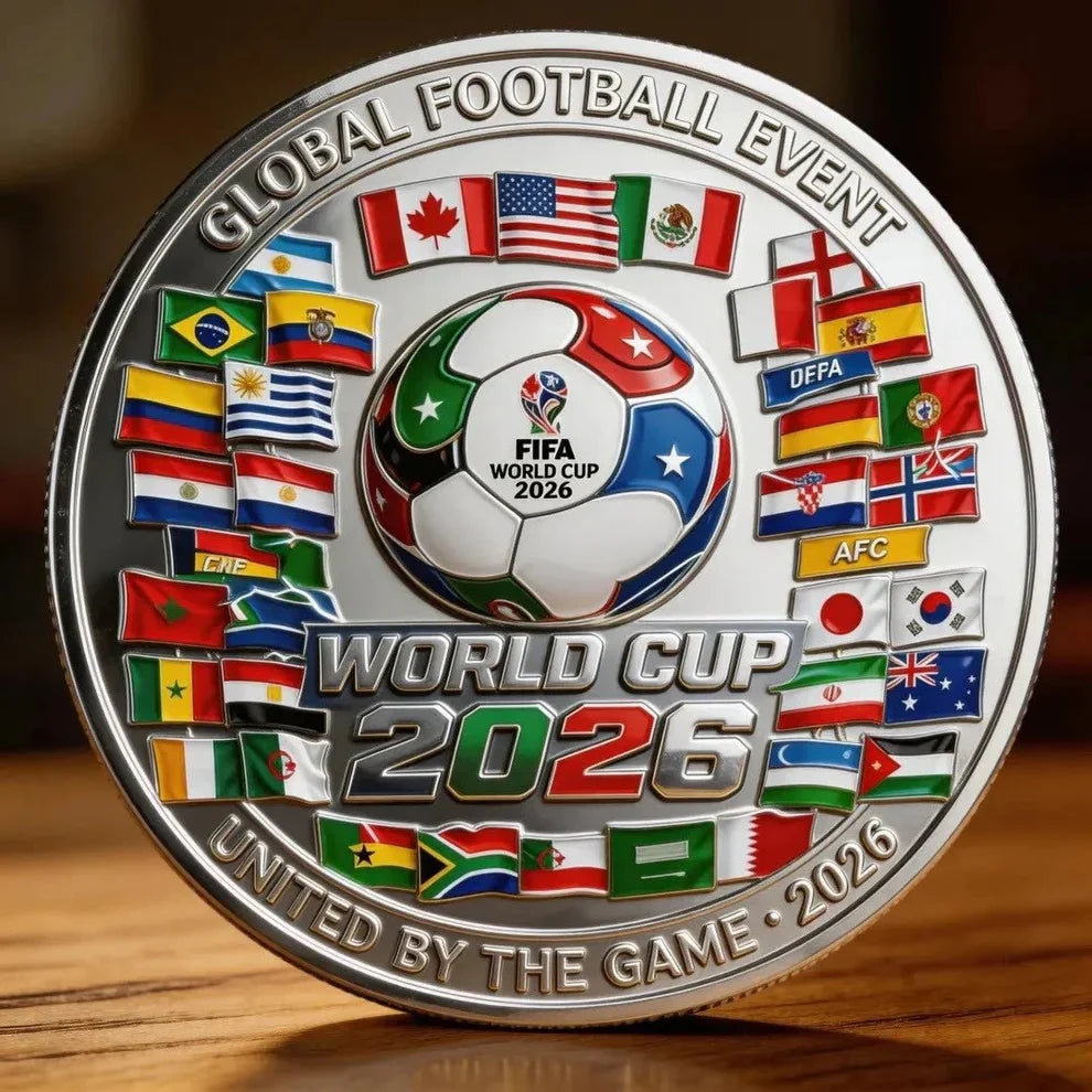 ⚽ Flash Sale 60% OFF - World Cup 2026 Commemorative Coin